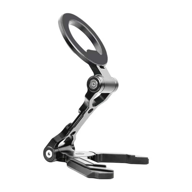 Soporte portátil de teléfono metálico plegable con ángulo ajustable - imagen 5