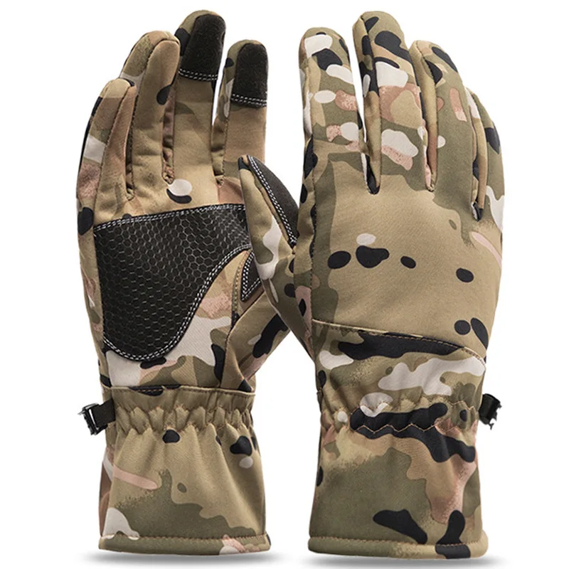 Guantes tácticos impermeables antideslizantes camuflaje táctil - imagen 5