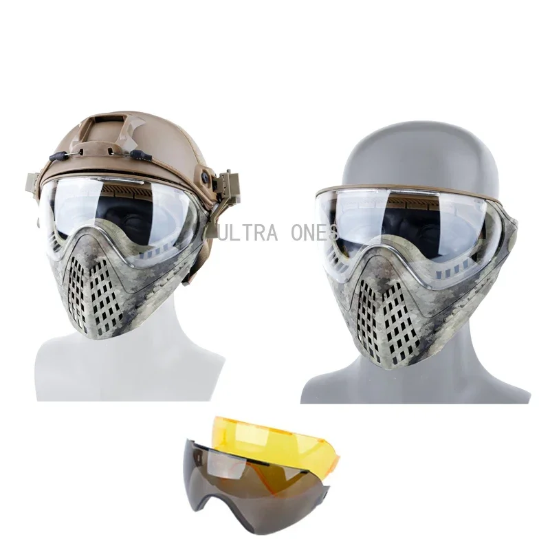 Máscara táctica de cara completa con protección para airsoft - imagen 5