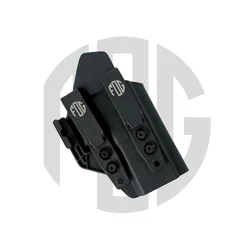 Funda IWB Kydex de liberación rápida para Glock, discreta ambidiestra