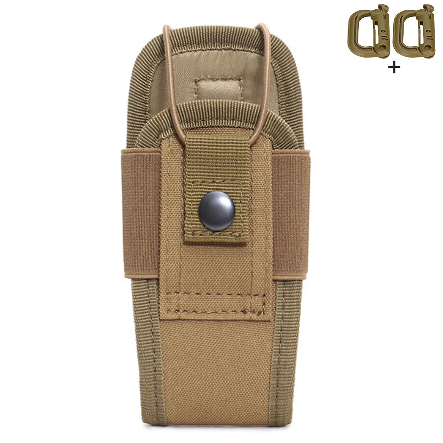 Bolsa táctica colgante de nailon elástico para walkie talkie - imagen 3