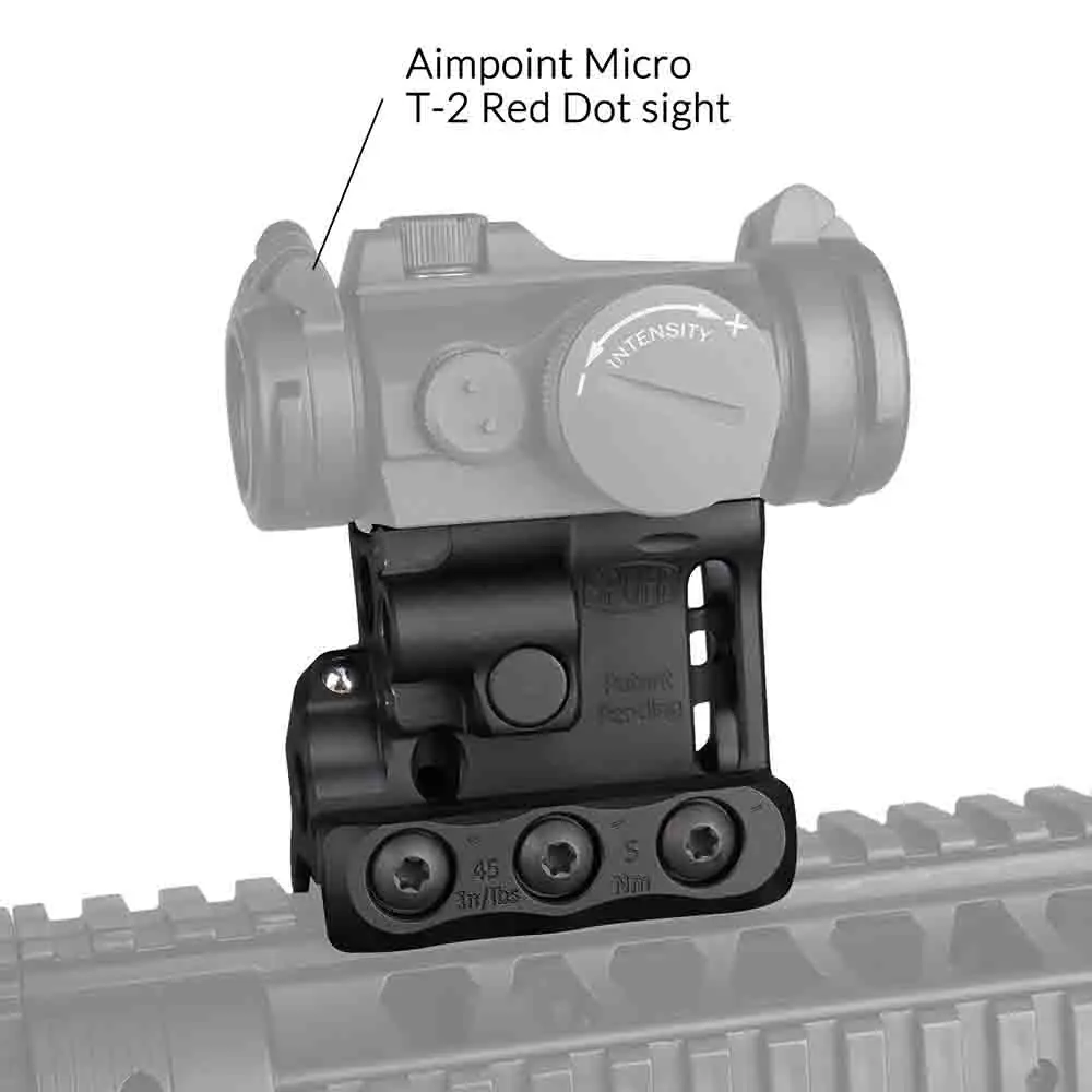 Montura táctica para mira de punto rojo y aumento compatible RDS - imagen 2