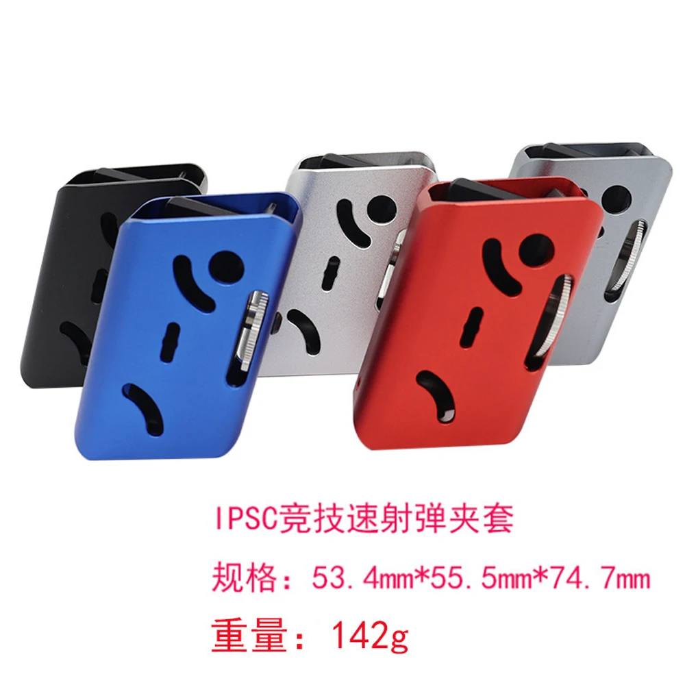 Portacargador táctico IPSC aluminio ajustable multángulo para USPSA