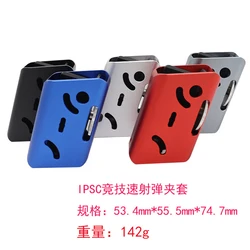Portacargador táctico IPSC aluminio ajustable multángulo para USPSA