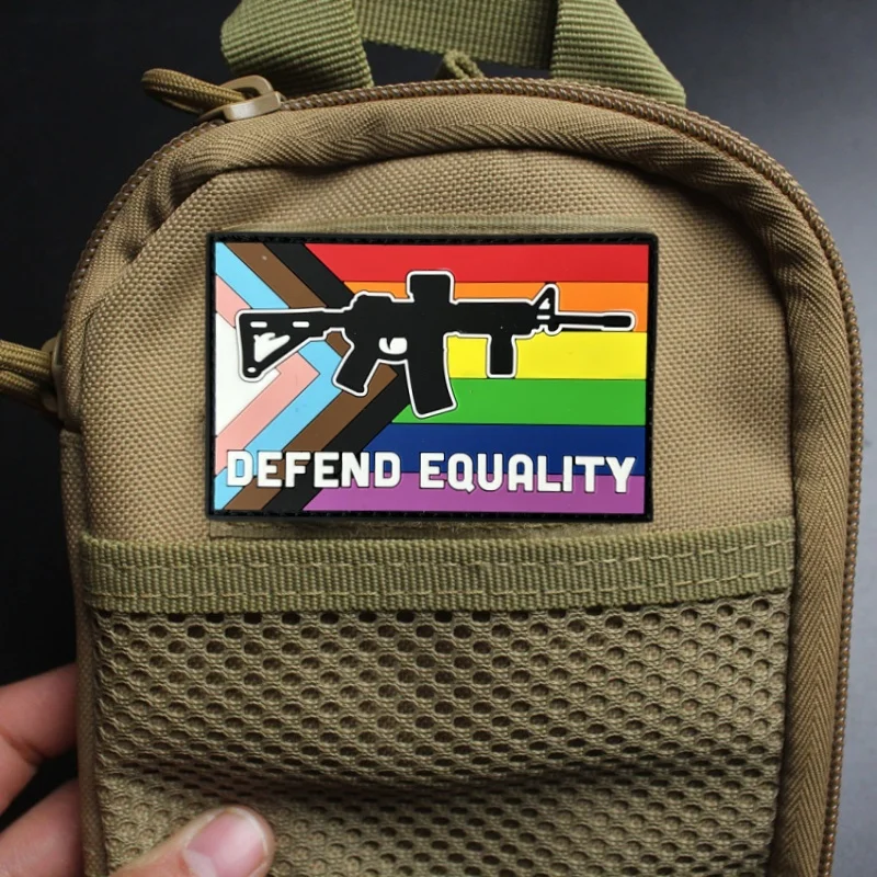 Parche táctico 3D AR-15 en PVC para mochilas y chaquetas - imagen 2