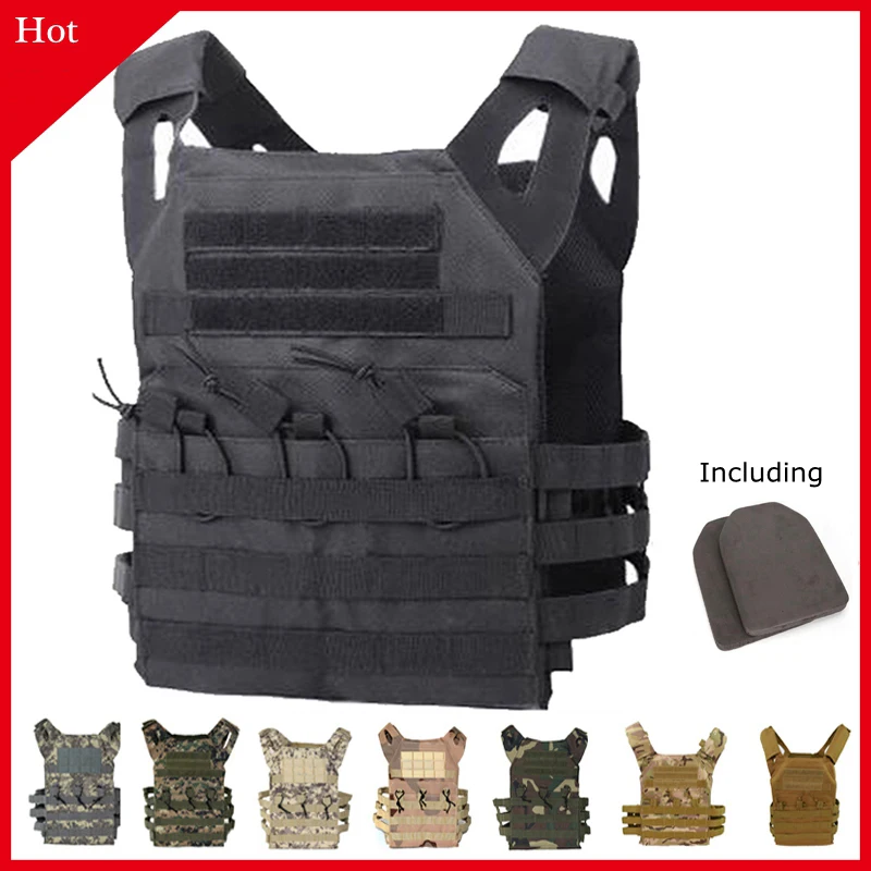 Chaleco táctico MOLLE portaplacas - Protección multifunción airsoft paintball - imagen 5