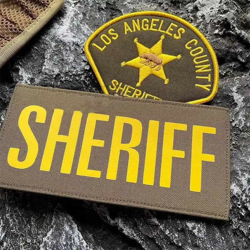 Parche Sheriff Low Morale bordado – Velcro USA - imagen 5