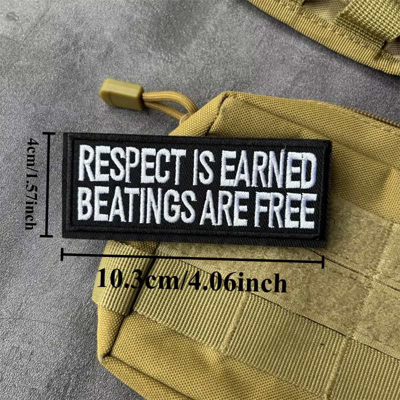 Parche táctico bordado militar de moral con velcro gancho-bucle - imagen 4