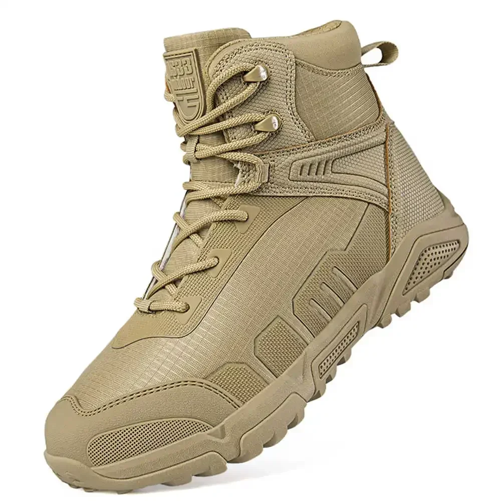 Botas tácticas vulcanizadas para senderismo y combate - imagen 3