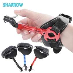Liberación de arco compuesto ajustable con pulsera y pinza de pulgar