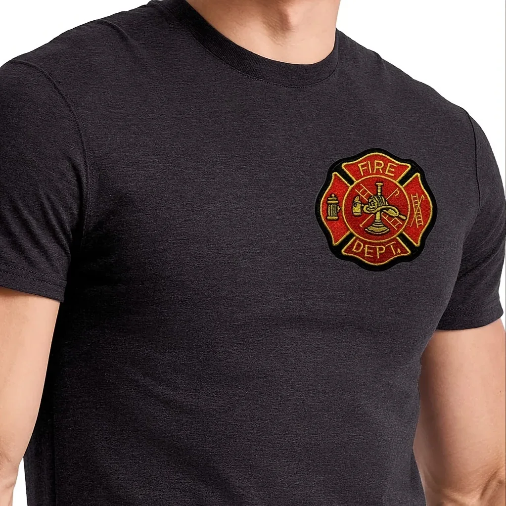 Parche táctico Fire Department Shield termoadhesivo y cosible MOLLE - imagen 3