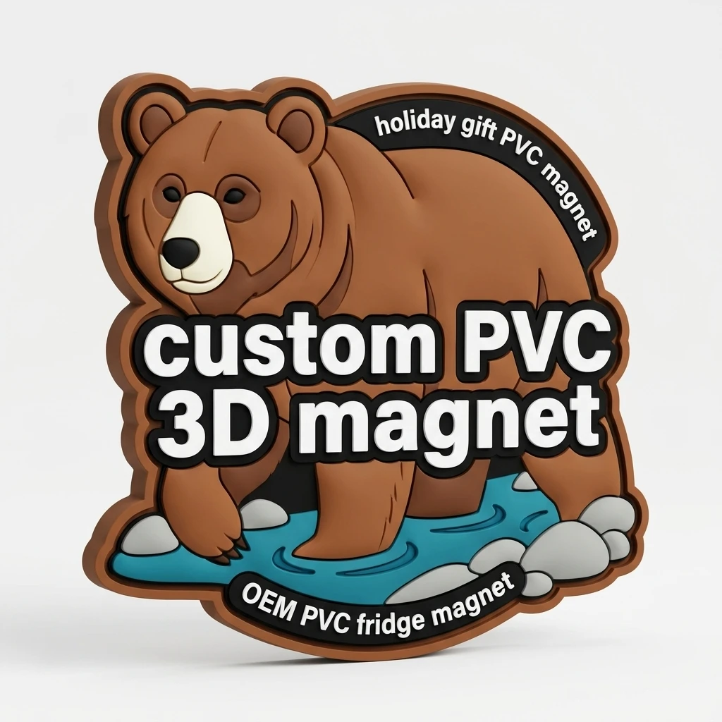 Imán de nevera de PVC 3D, recuerdo turístico decorativo - imagen 2