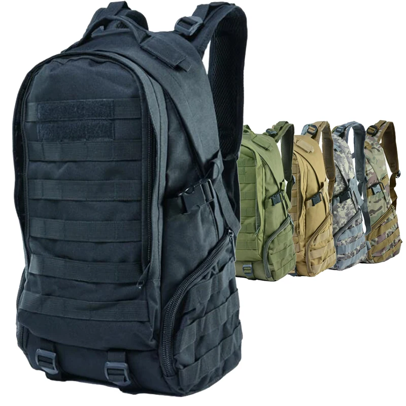 Mochila táctica MOLLE Oxford camuflada para asalto y senderismo
