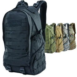 Mochila táctica MOLLE Oxford camuflada para asalto y senderismo