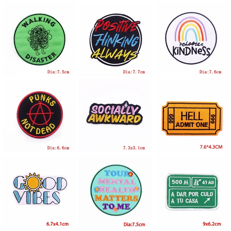 Variedad de letras y diseños para personalizar