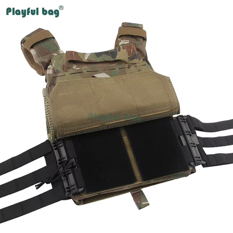 AQB118 Chaleco tactico MOLLE con cinturon y hebilla rapida