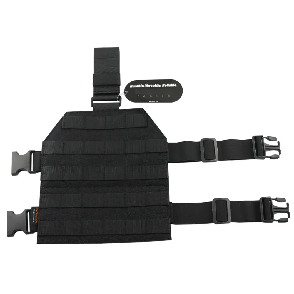 VULPO 1000D Nylon táctico Molle plataforma pierna caída pistola funda negro caqui - imagen 5