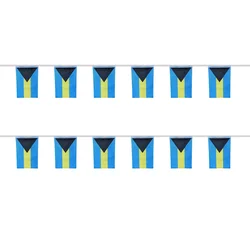 Banderines Bahamas de cadena guirnalda decorativa para fiestas