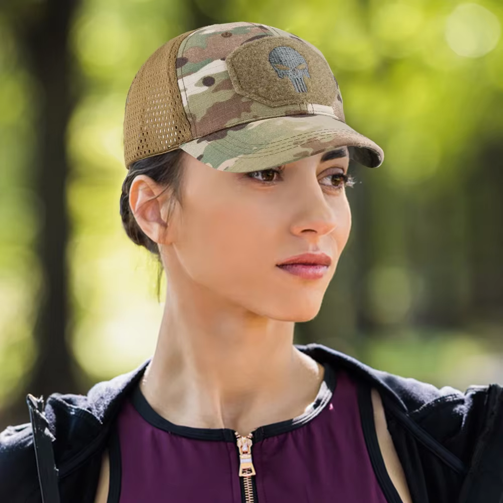 Gorra táctica JIUSUYI militar operativa outdoor - Negro reversible - imagen 2