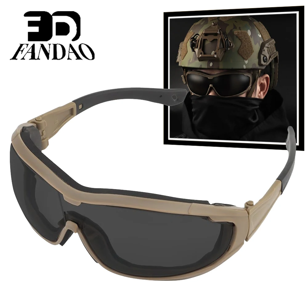 Gafas tácticas Airsoft: protección ocular antiimpactos UV - imagen 2