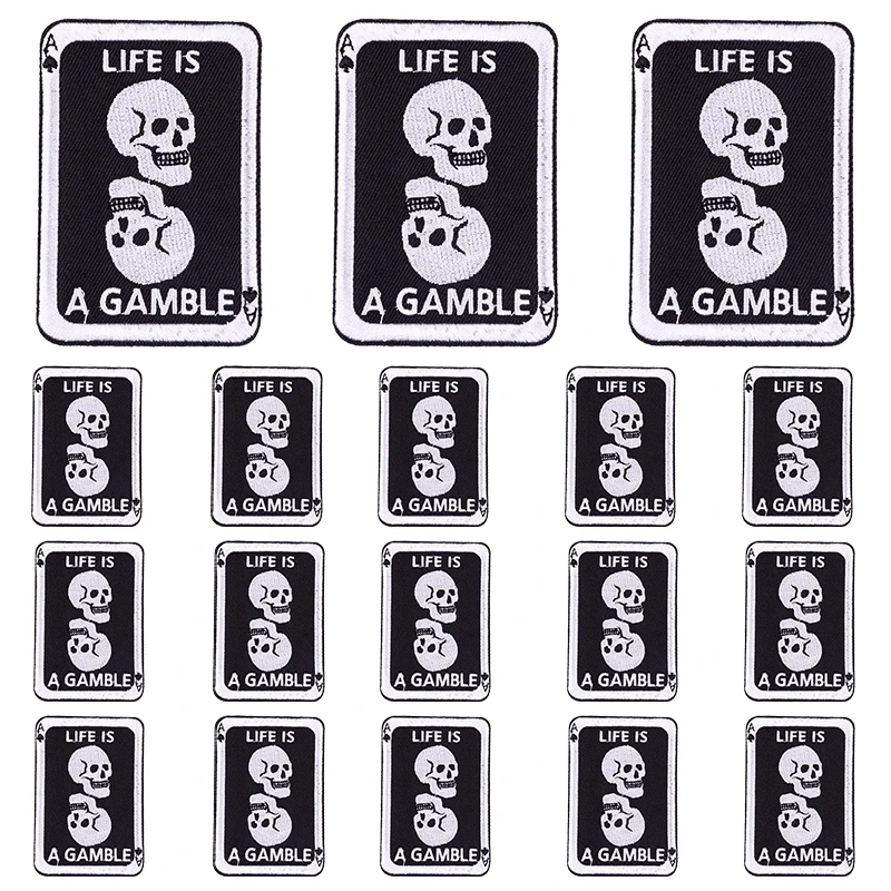 Parches termoadhesivos de calaveras, setas, corazones y cerveza