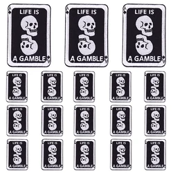 Parches termoadhesivos de calaveras, setas, corazones y cerveza