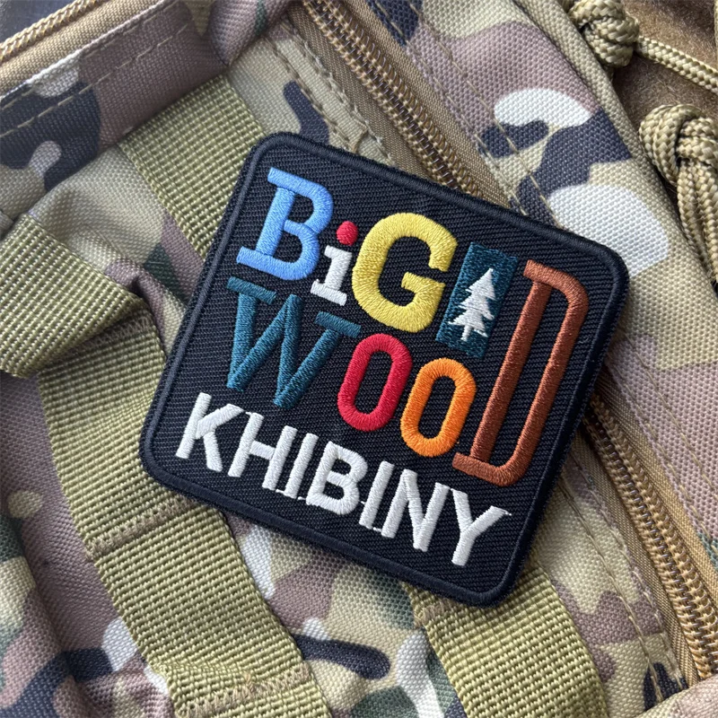 Parche táctico bordado BigWood con velcro, moral para ropa y mochila - imagen 4