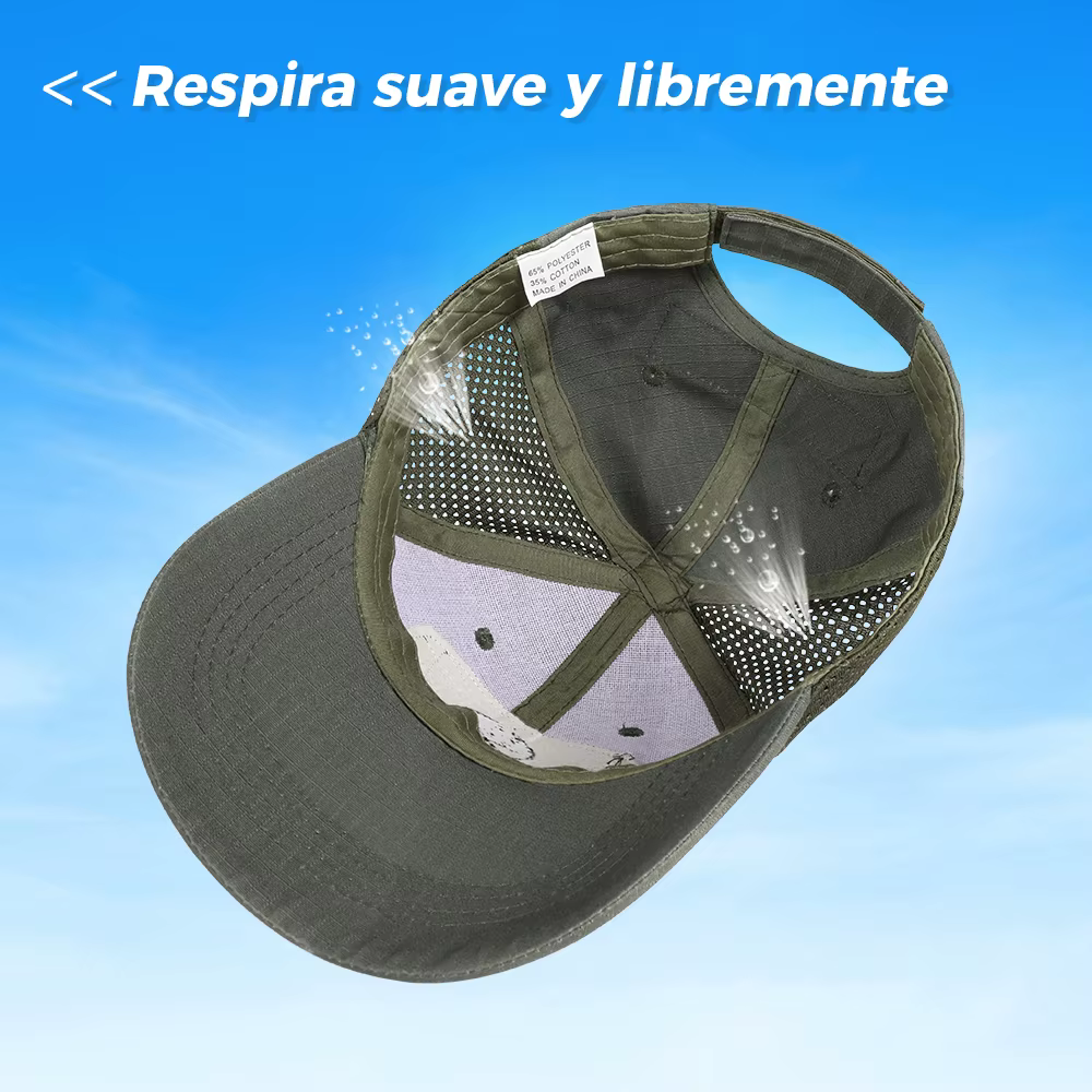 Gorra militar camuflaje mesh ajustable - Airsoft y outdoor - imagen 4