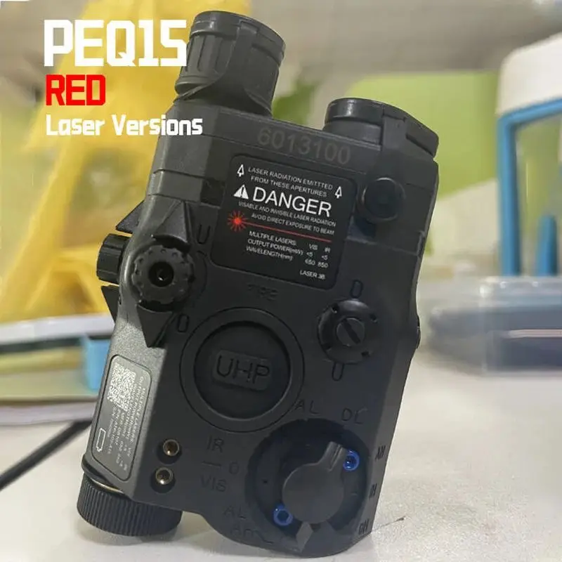 PEQ15 interruptor táctico doble control M300A con láser rojo y verde