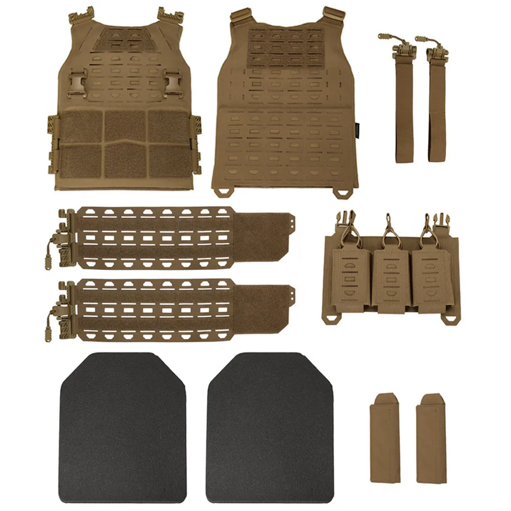 Chaleco táctico modular MOLLE Airsoft de asalto liberación rápida
