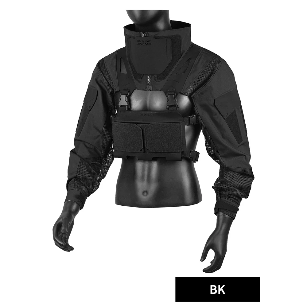 DMGear Chaqueta táctica camuflaje ripstop ligera transpirable