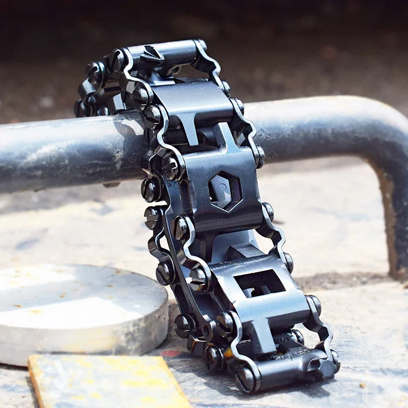 Herramienta multiusos para pulsera de acero inoxidable, outdoor, kit - imagen 2