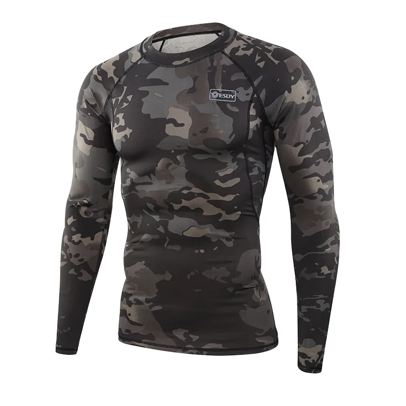 Ropa interior térmica camuflaje hombre – Conjunto de lana compressiva - imagen 4