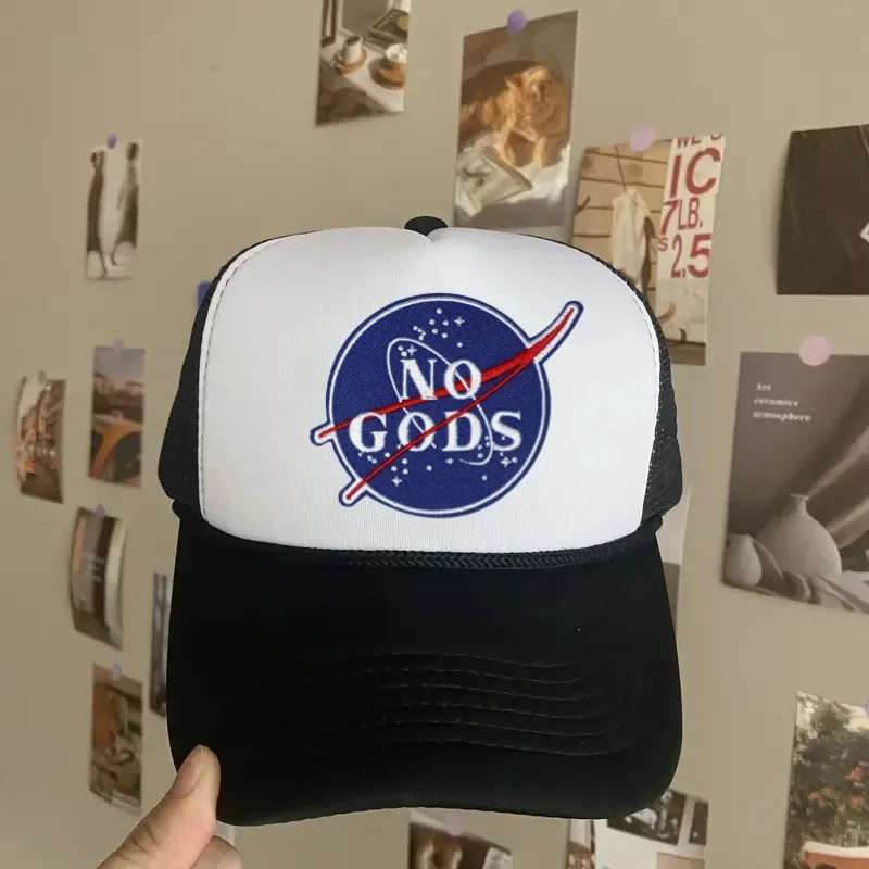 Parche bordado termoadhesivo No Gods No Master punk DIY para gorra - imagen 3