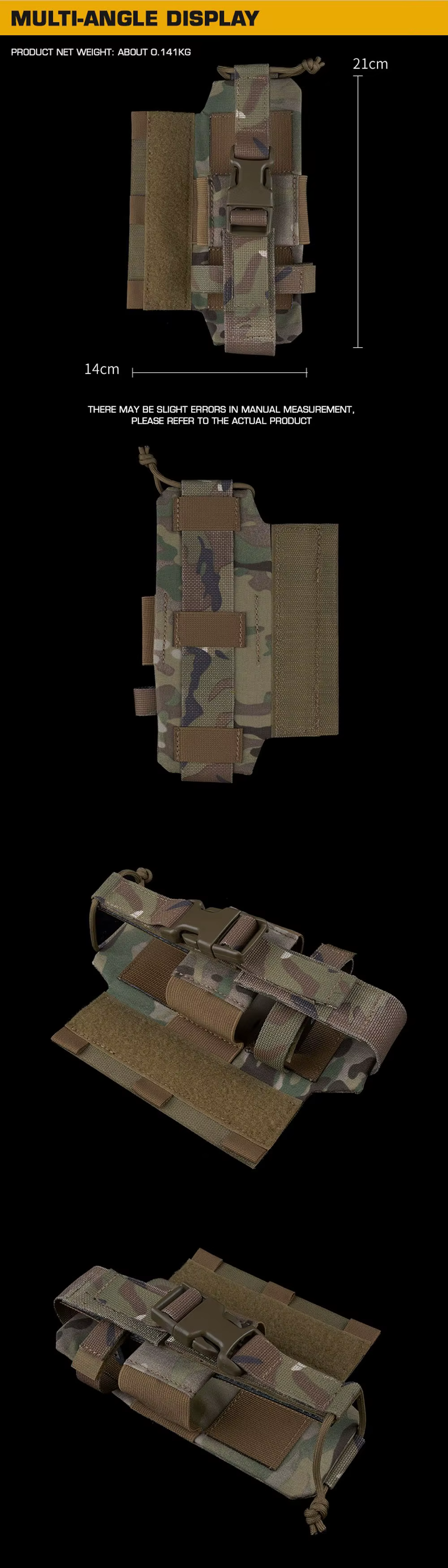 Detalle del tejido Cordura y costuras reforzadas