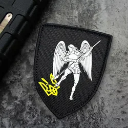 Parche táctico Arcángel Miguel velcro gancho y bucle moral militar para mochila
