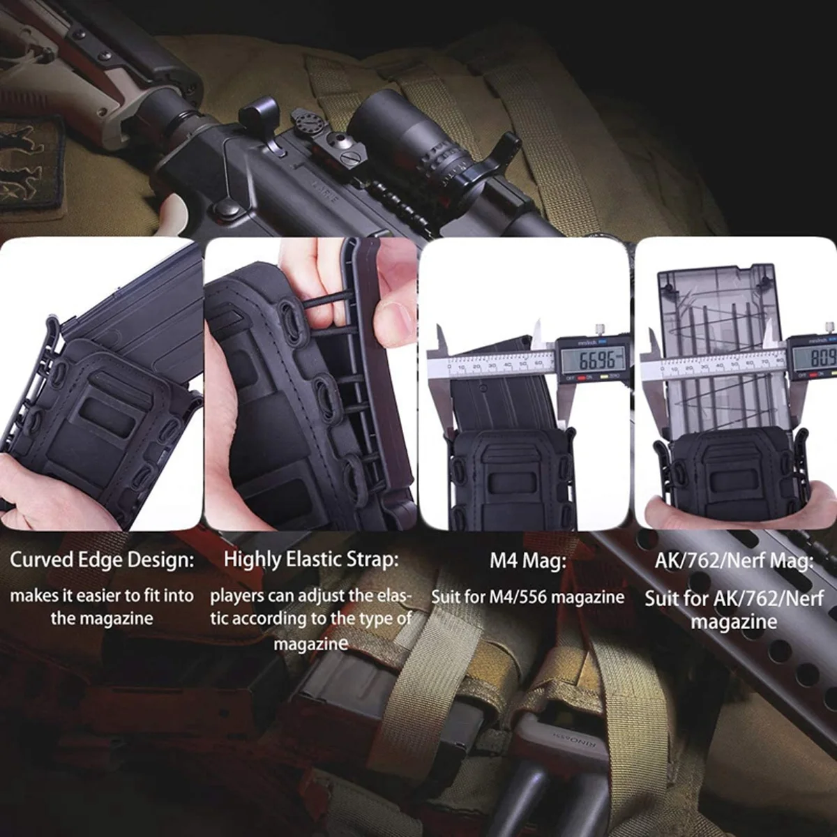 Bolsa para cargadores Scorpion TAC MOLLE vista general
