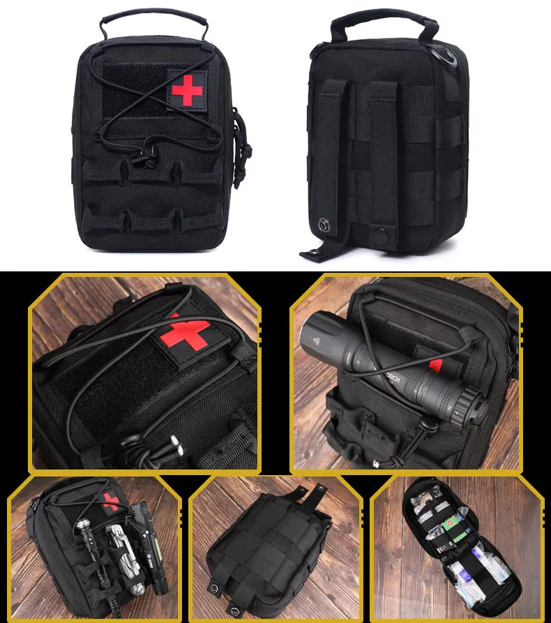 Riñonera táctica MOLLE EDC organizadora para senderismo y caza - imagen 2