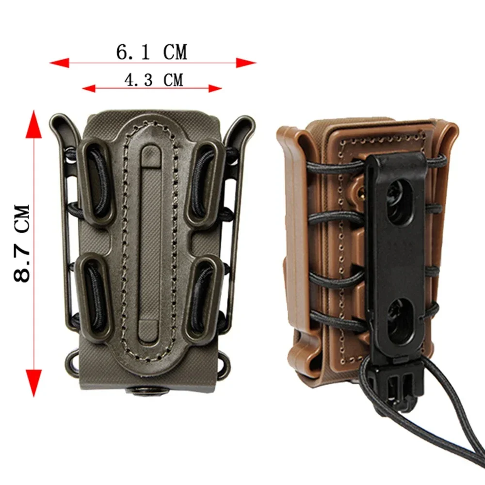 Porta cargadores táctico MOLLE con clip para cinturón antideslizante - imagen 4