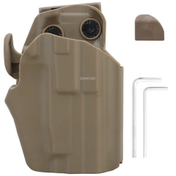 Funda táctica para pistola compacta mano derecha Glock y M&P