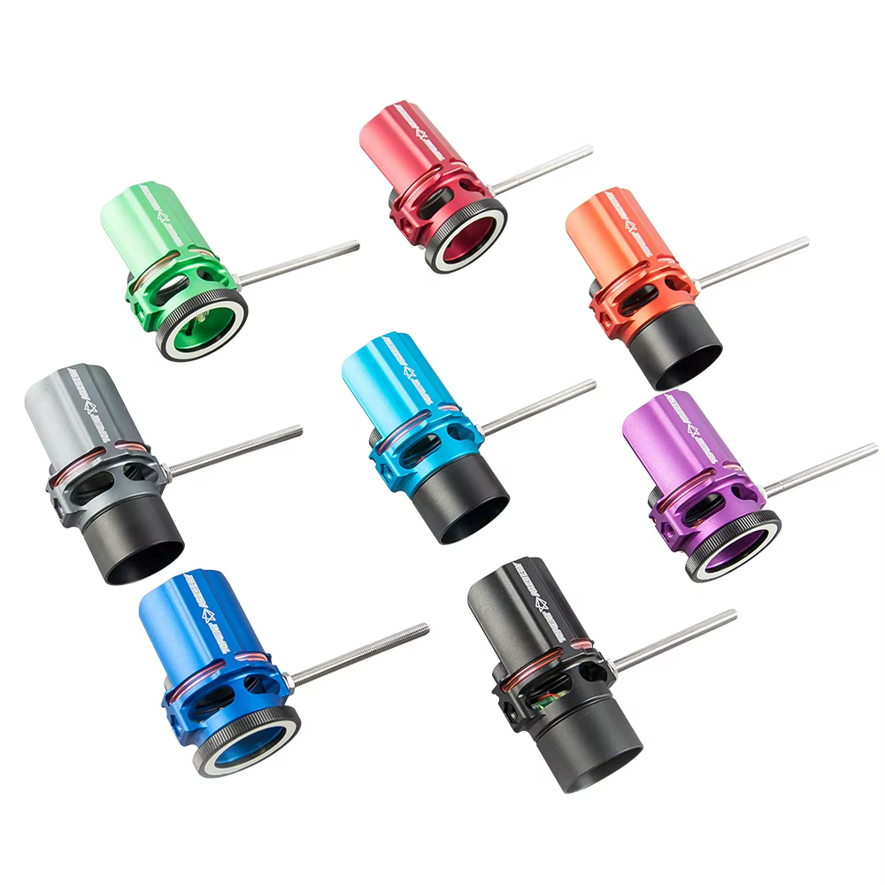 Mira arco compuesto carbono lente 2-8X fibra óptica 0,019 L/R