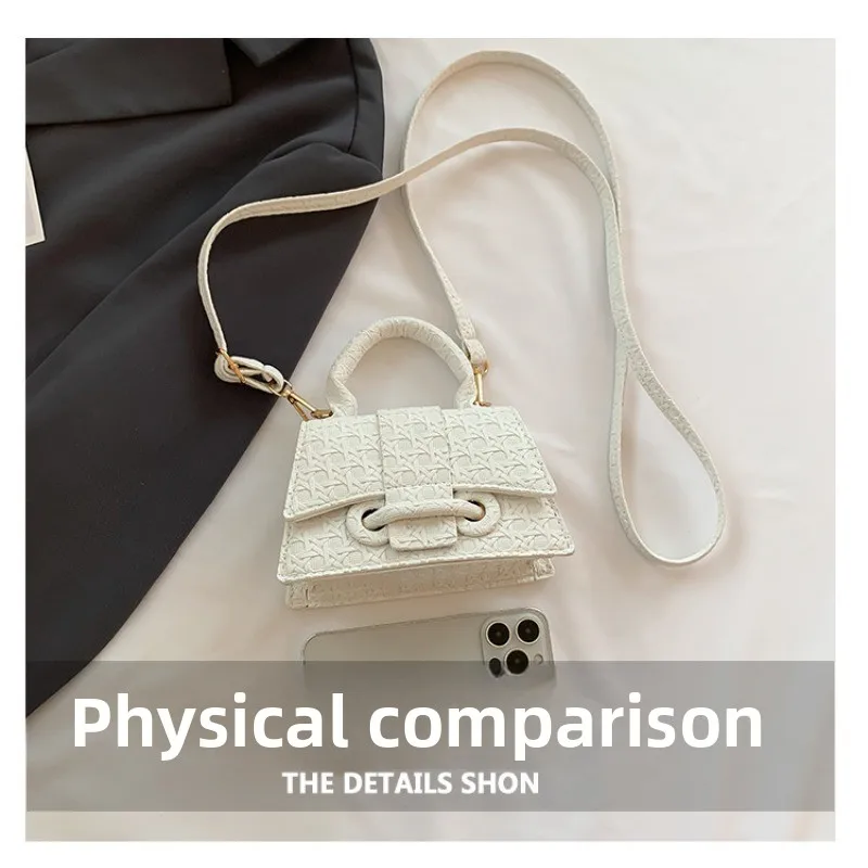 Bolso bandolera mini mujer estilo táctico, cierre seguro