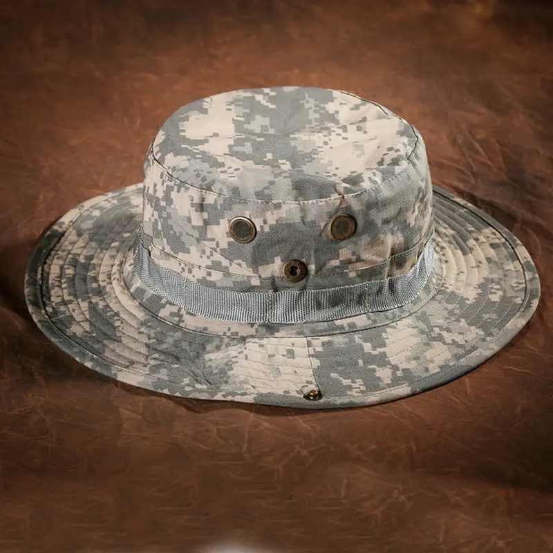 Sombrero Boonie táctico ripstop camuflado para caza y senderismo