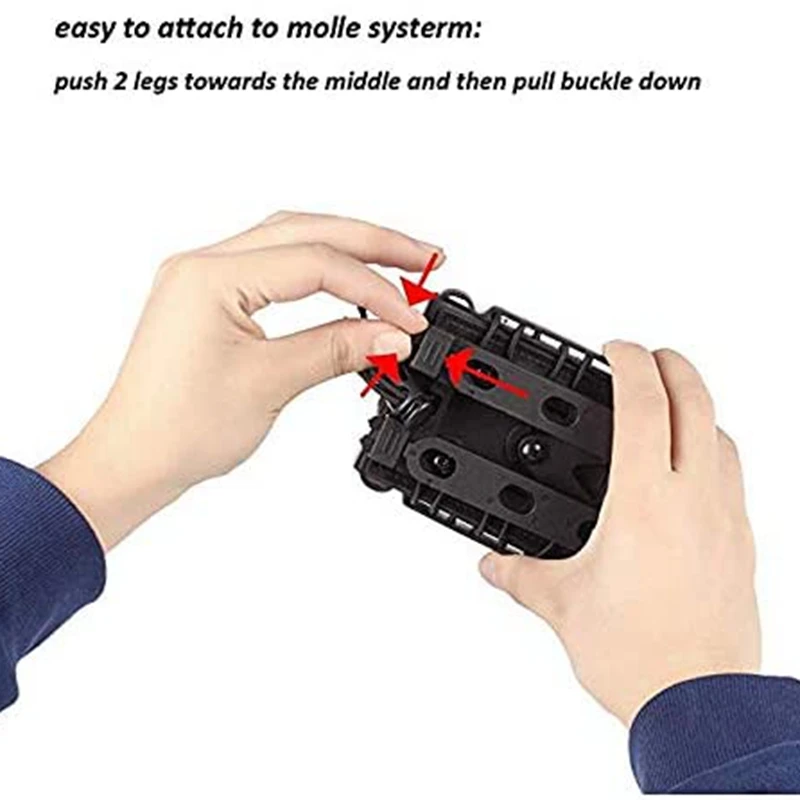 Clips MOLLE para cargadores – Sujeción trasera universal - imagen 2