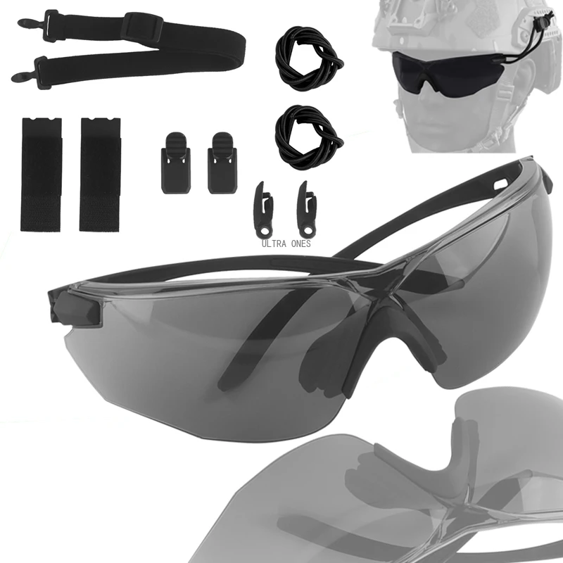 Gafas tácticas antiviento para ciclismo, moto y tiro al aire libre