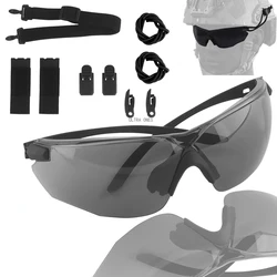Gafas tácticas antiviento para ciclismo, moto y tiro al aire libre