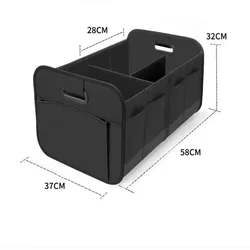 Caja plegable de almacenamiento en tela Oxford para maletero