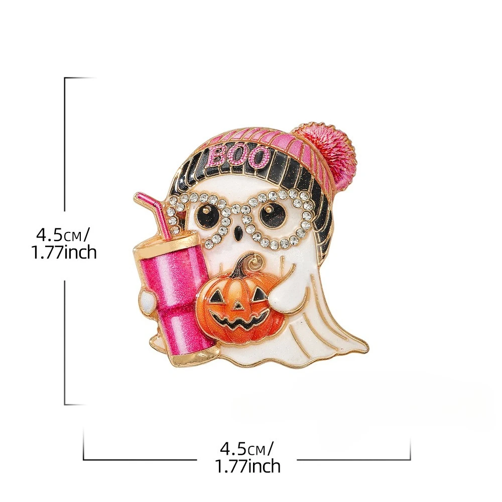 Llavero Halloween espeluznante fantasma calabaza para mochila - imagen 2