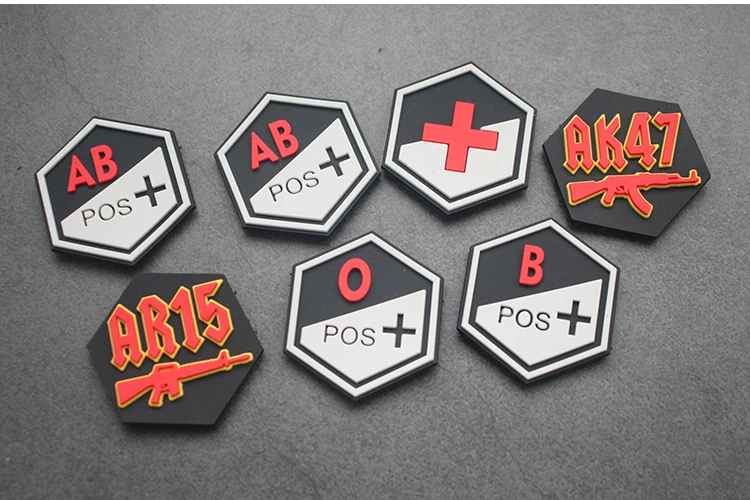 Parche hexagonal detalle