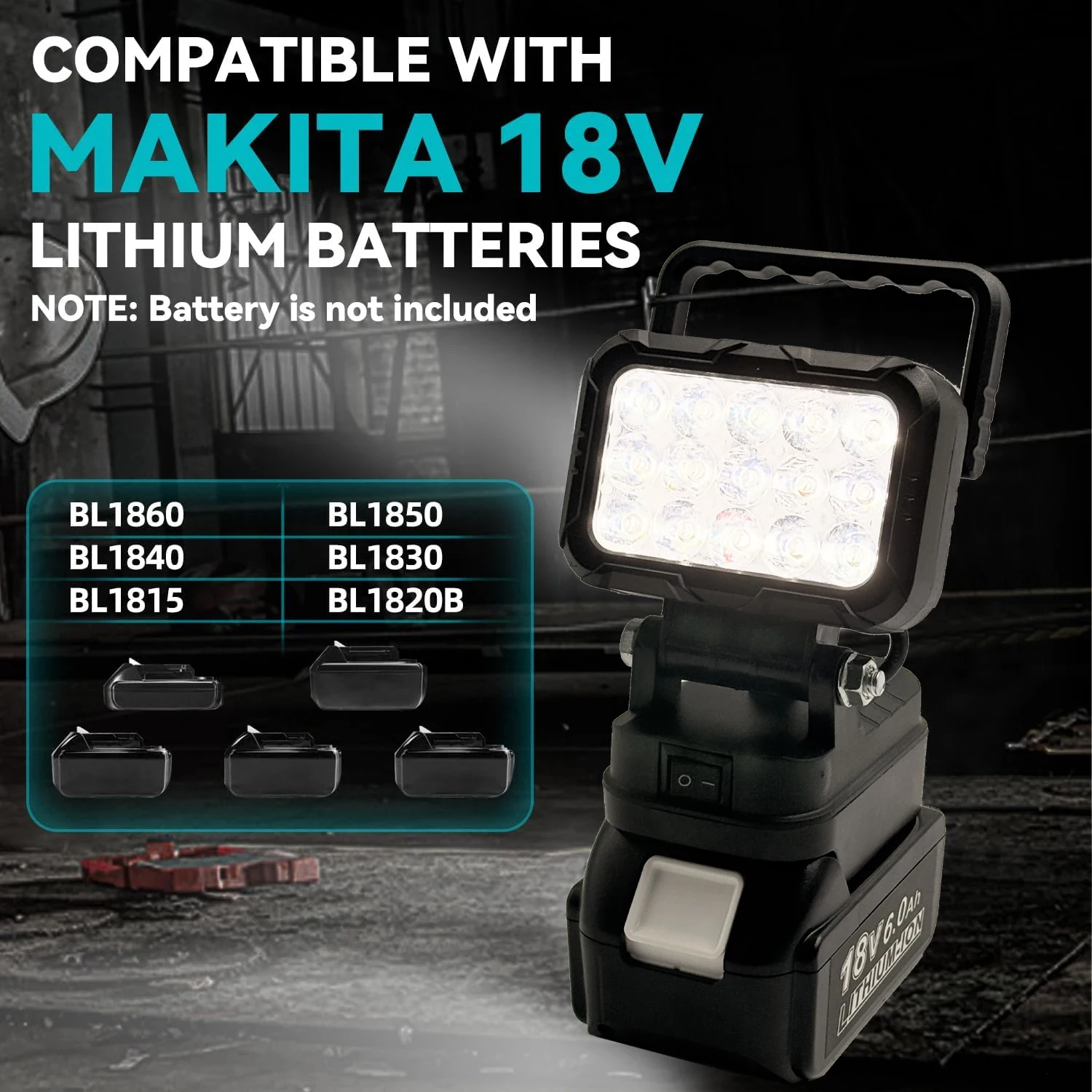 Makita luz de trabajo LED recargable para herramientas y emergencias - imagen 4